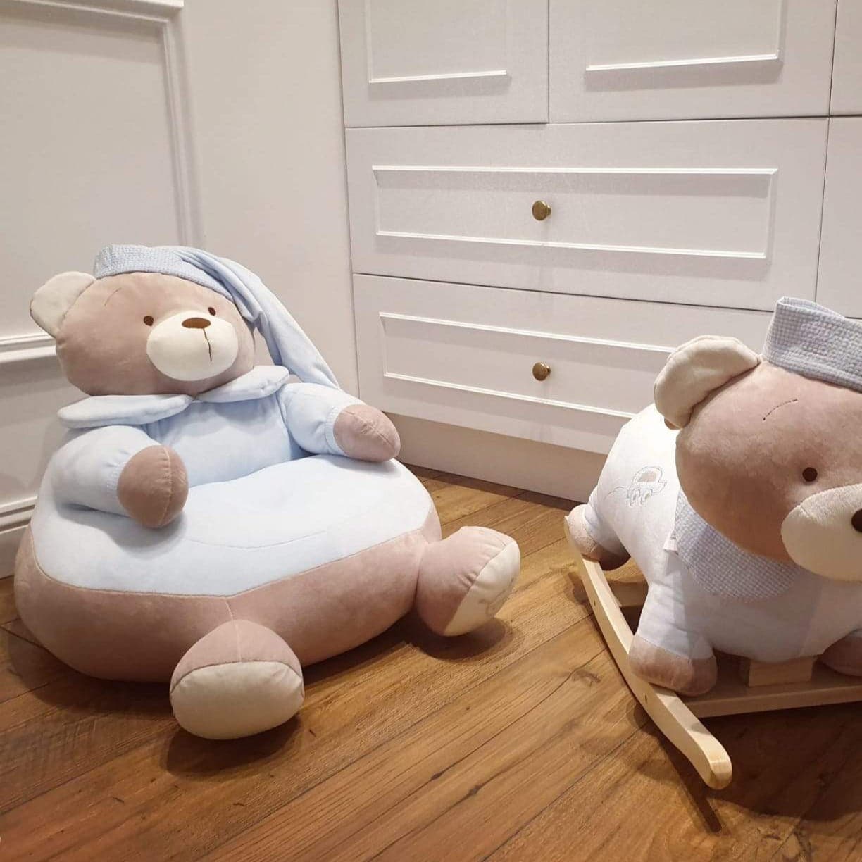 BEAR SOFA BED - BLUE