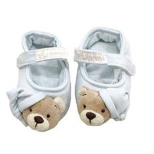 נעלי בובה לתינוק - כחול