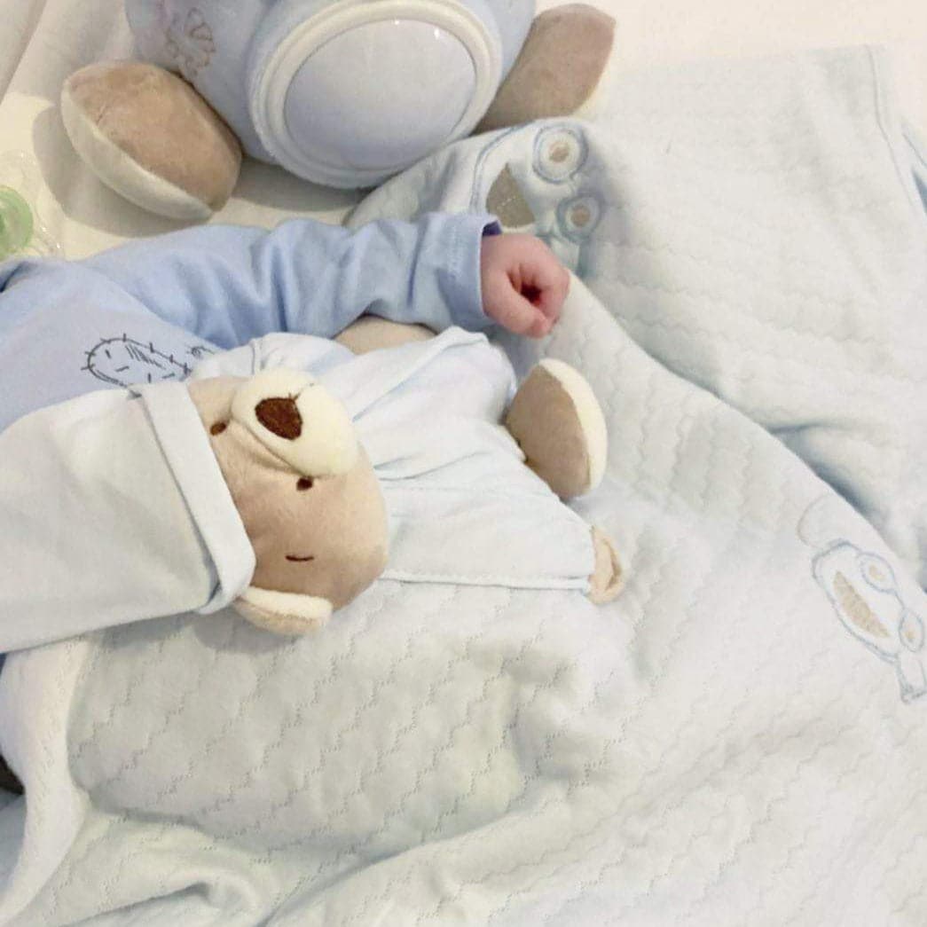 שמיכה 3D לתינוק - כחול