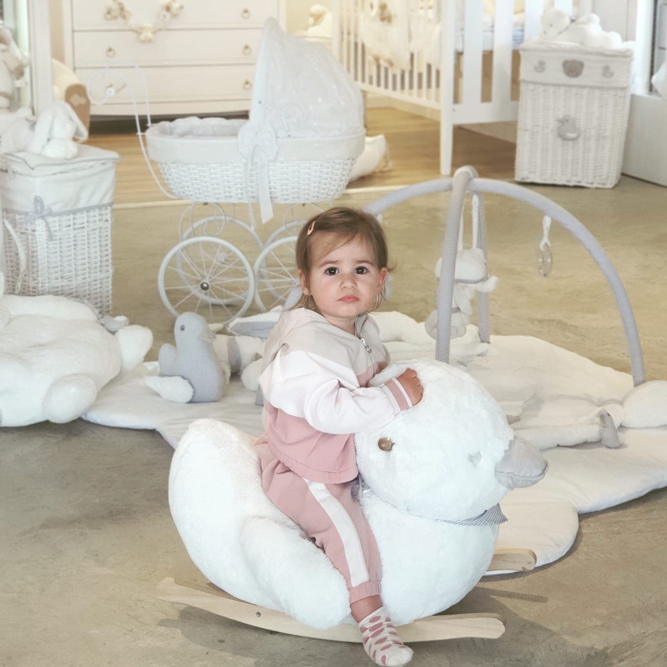 סוס נדנדה - ברווז לבן