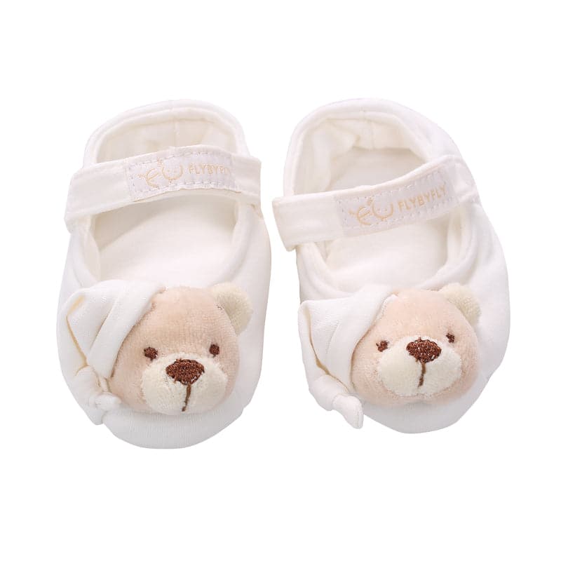 נעלי בובה לתינוק - בז'