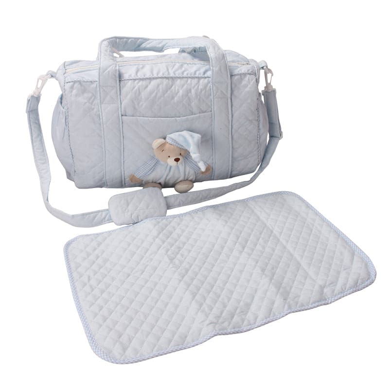 תיק החתלה לעגלה - כחול