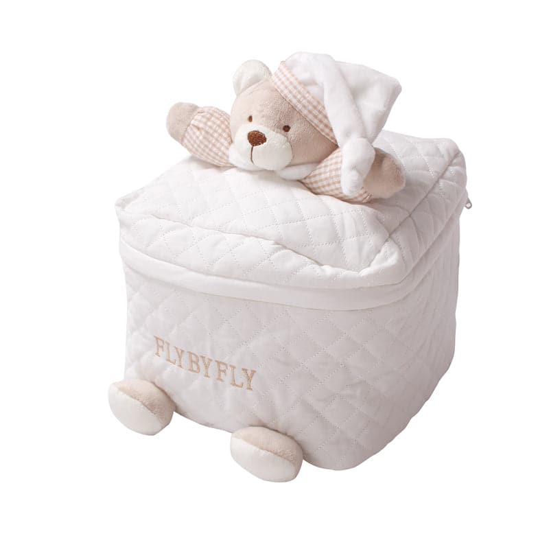 נרתיק גדול לתמרוקים - בז'