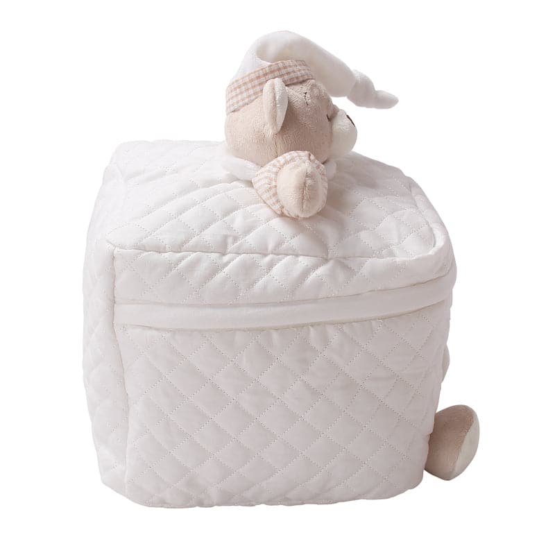 נרתיק גדול לתמרוקים - בז'