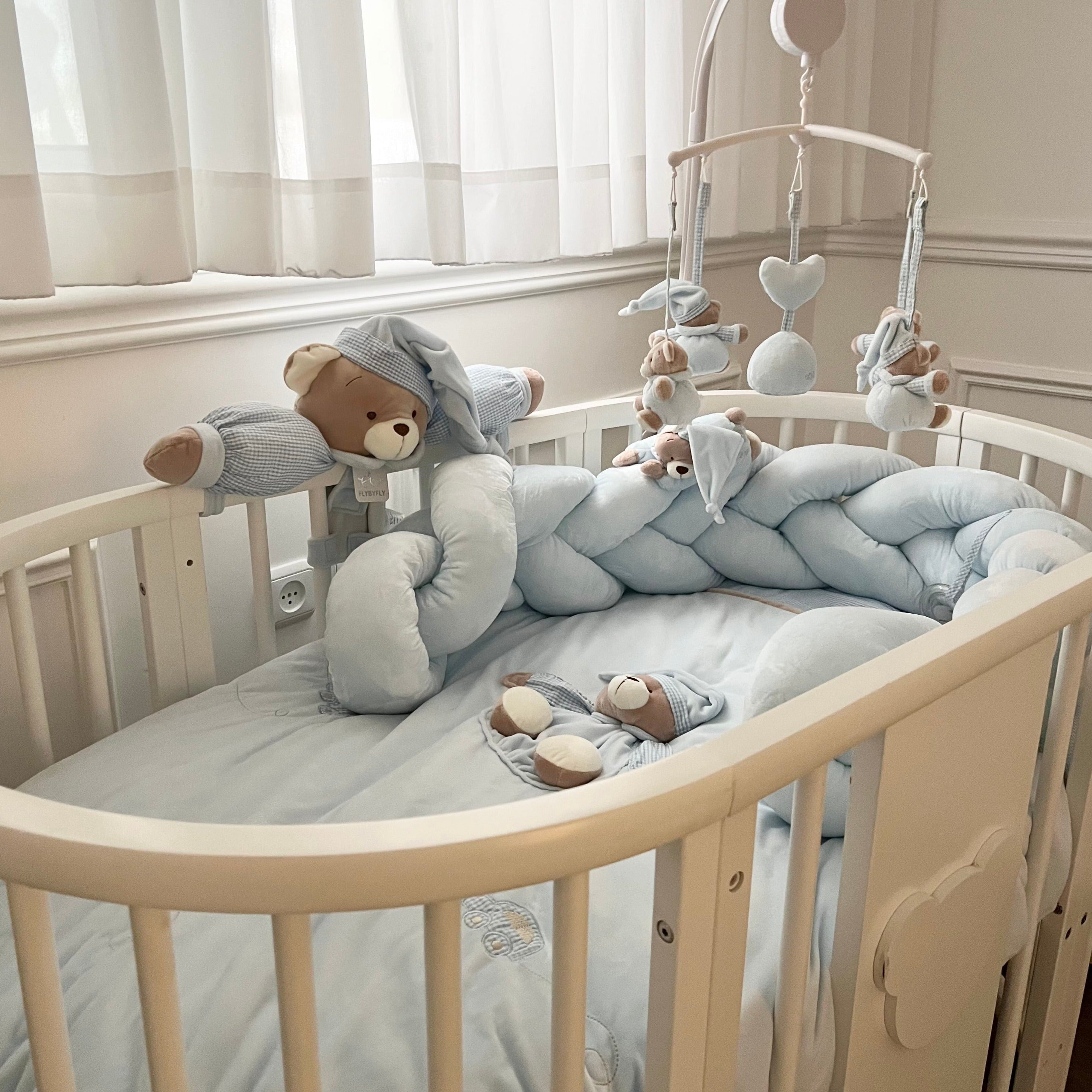 נחשוש למיטת תינוק ומעבר  - כחול