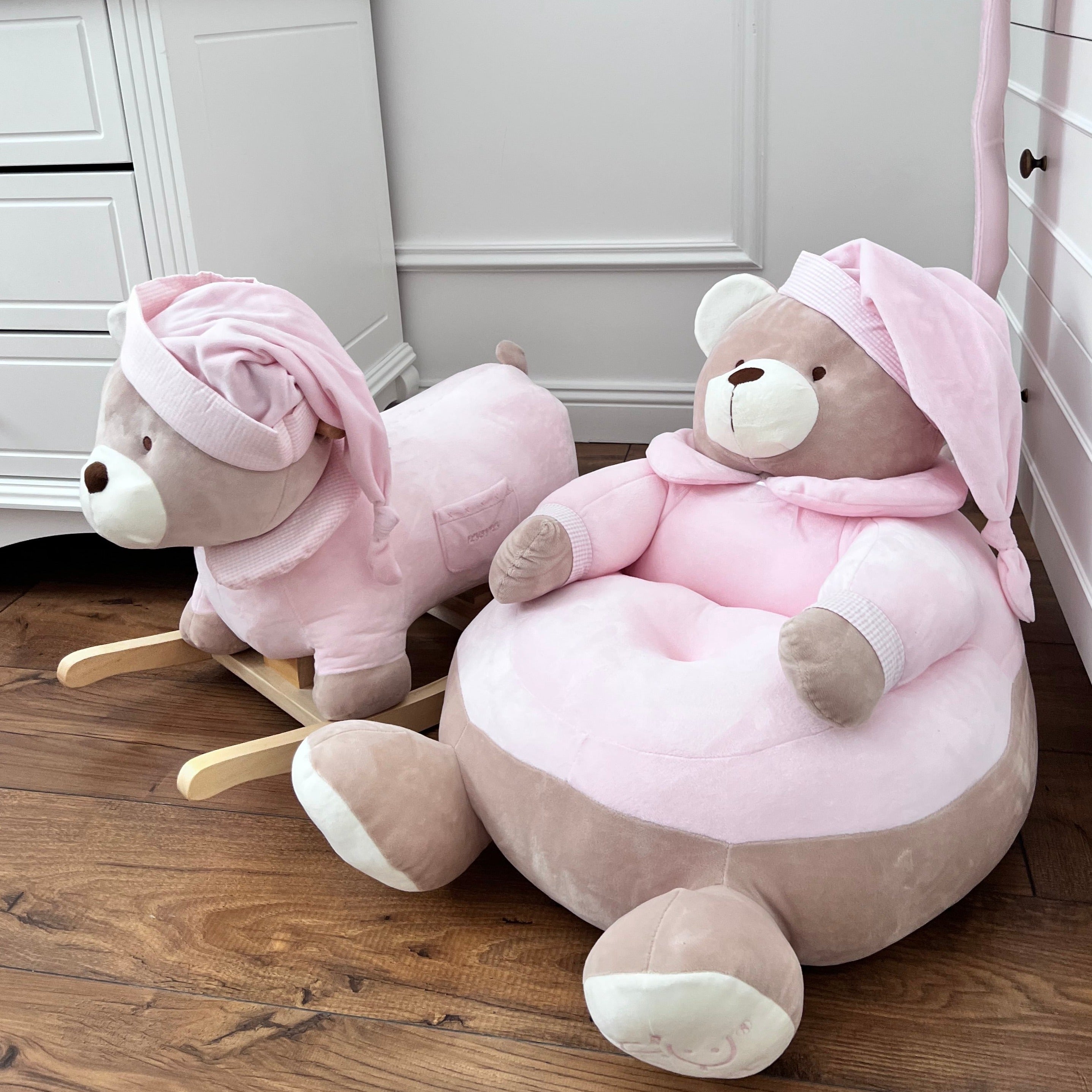 BEAR SOFA BED - PINK