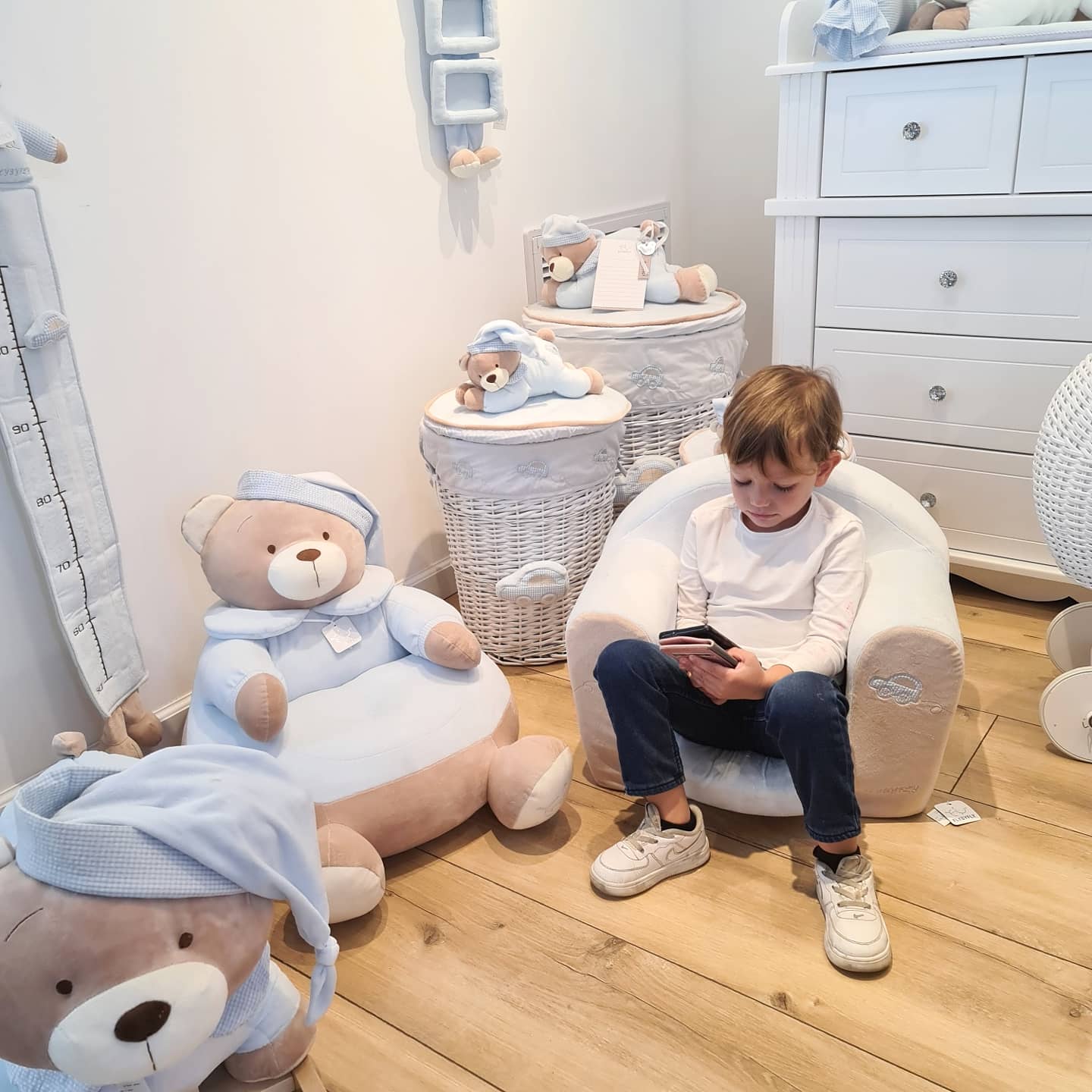 SOFA BED ARMCHAIR - BLUE