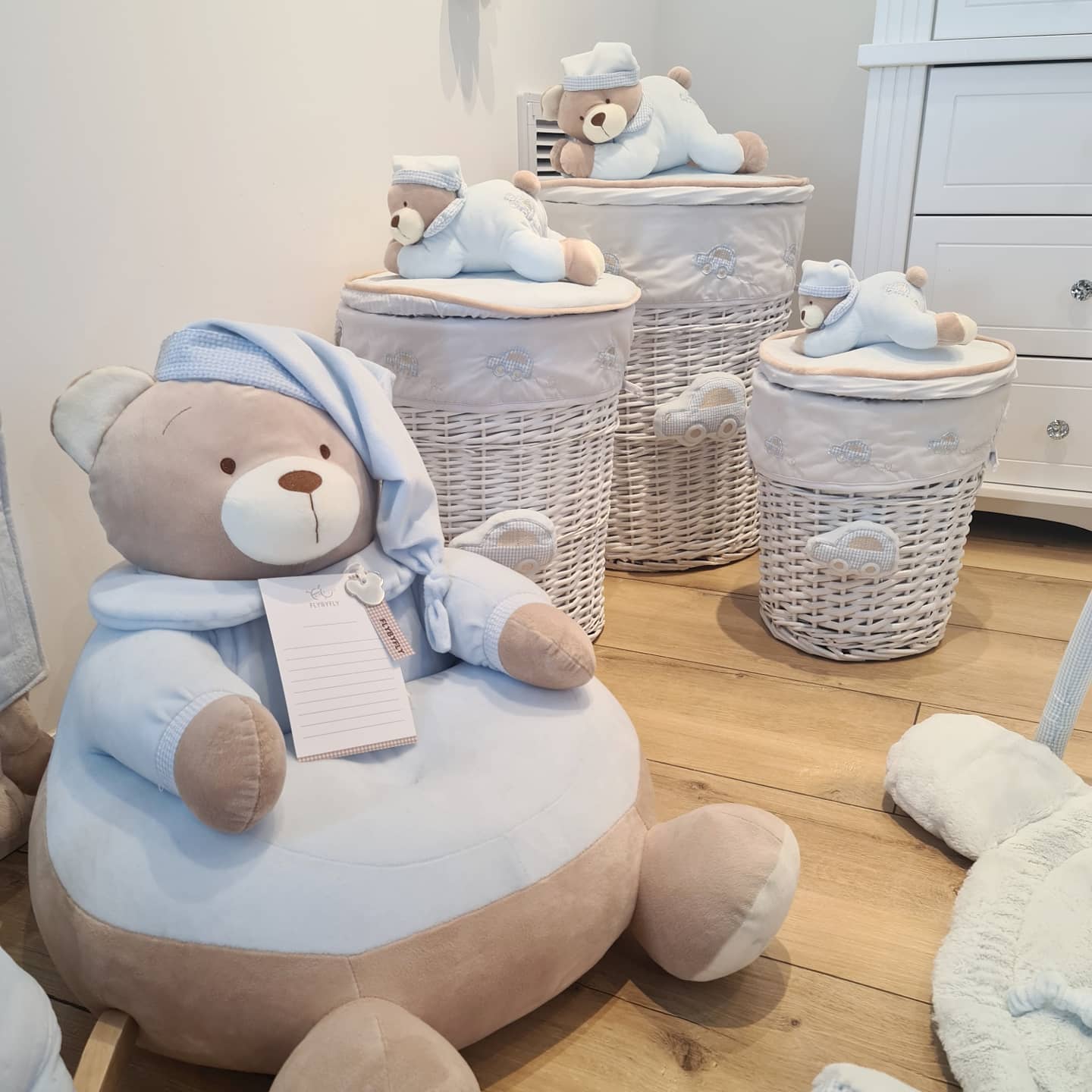 BEAR SOFA BED - BLUE