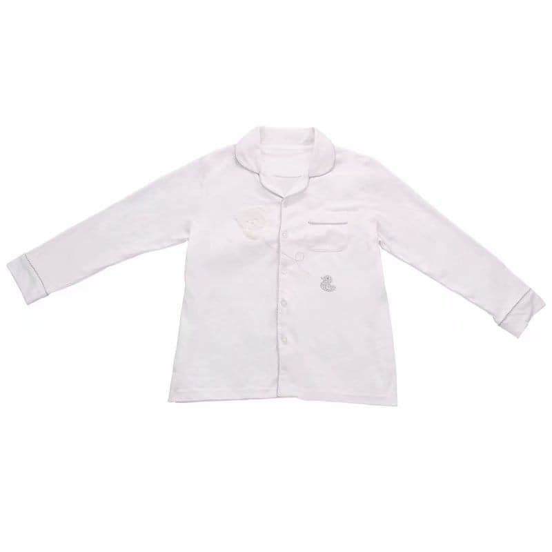 פיג'מה אמא -לבן