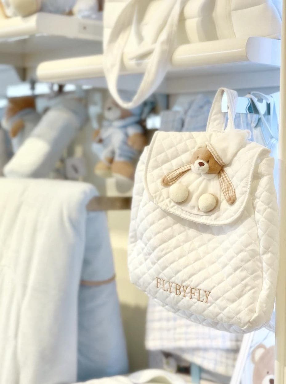 BEAR BACKPACK - BEIGE