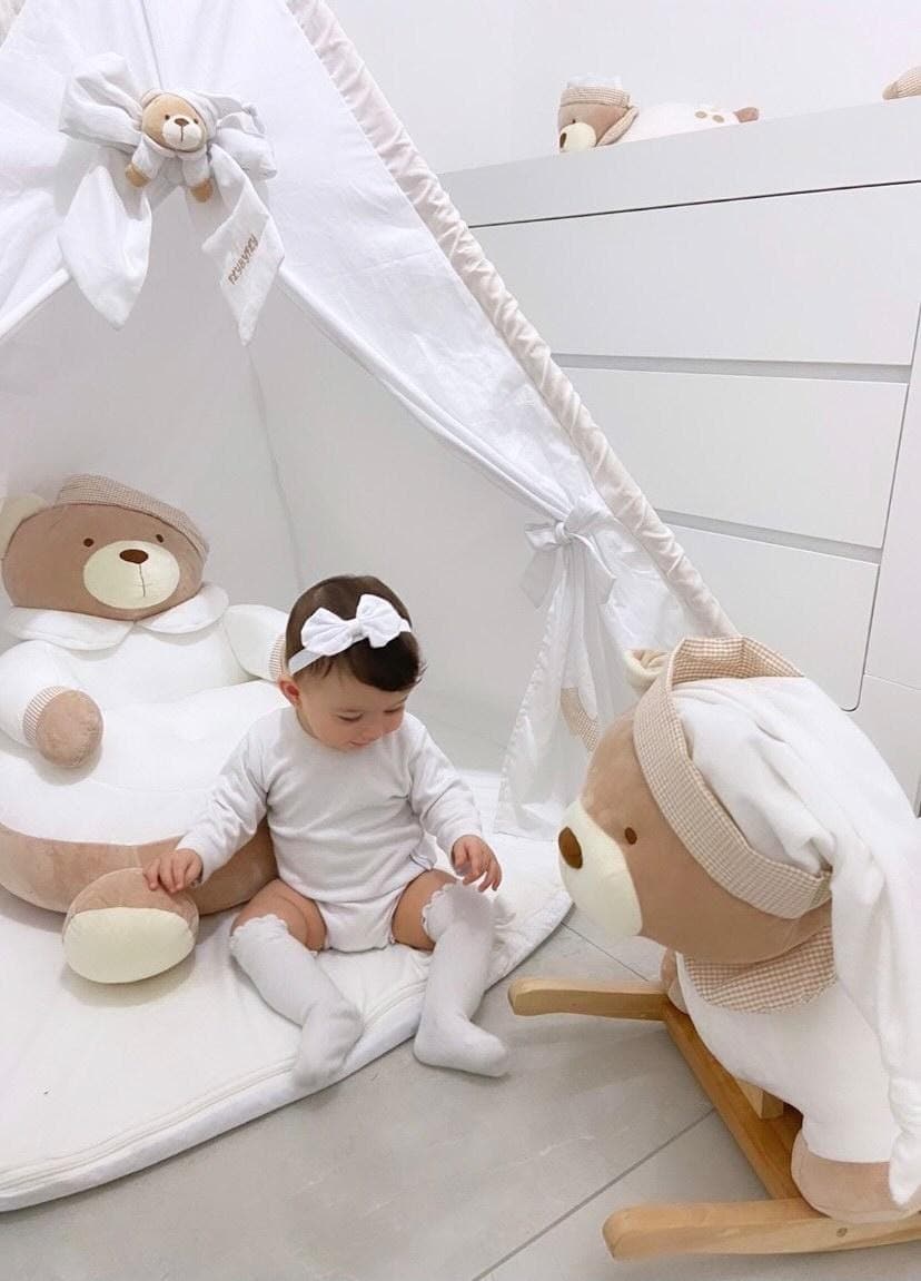 כורסא דובי לילדים - בז'