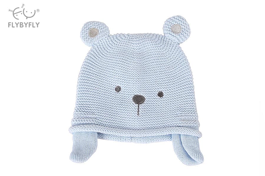 כובע דובי - כחול