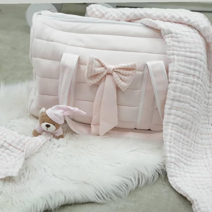 תיק אמא גדול- ורוד