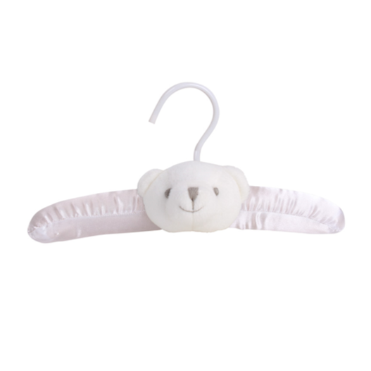 קולב לבגדי תינוק - לבן