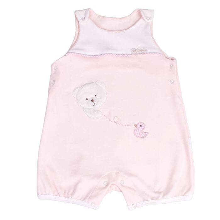 אוברול קיץ דובי - ורוד