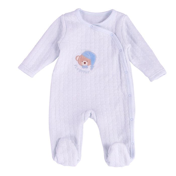 אוברול דובי ארוך - כחול