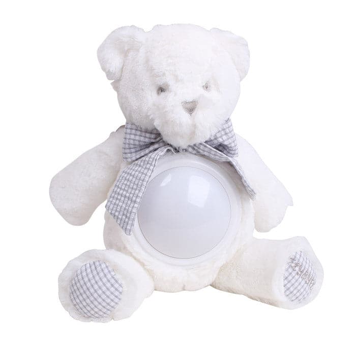 POPO BEAR NIGHT LIGHT WITH MUSIC - WHITE