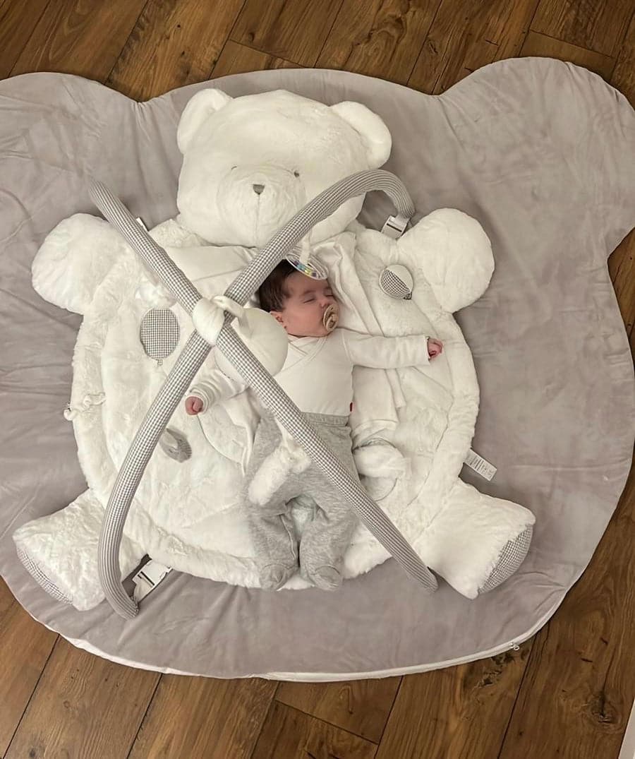 משטח פעילות דובי ענק - אפור