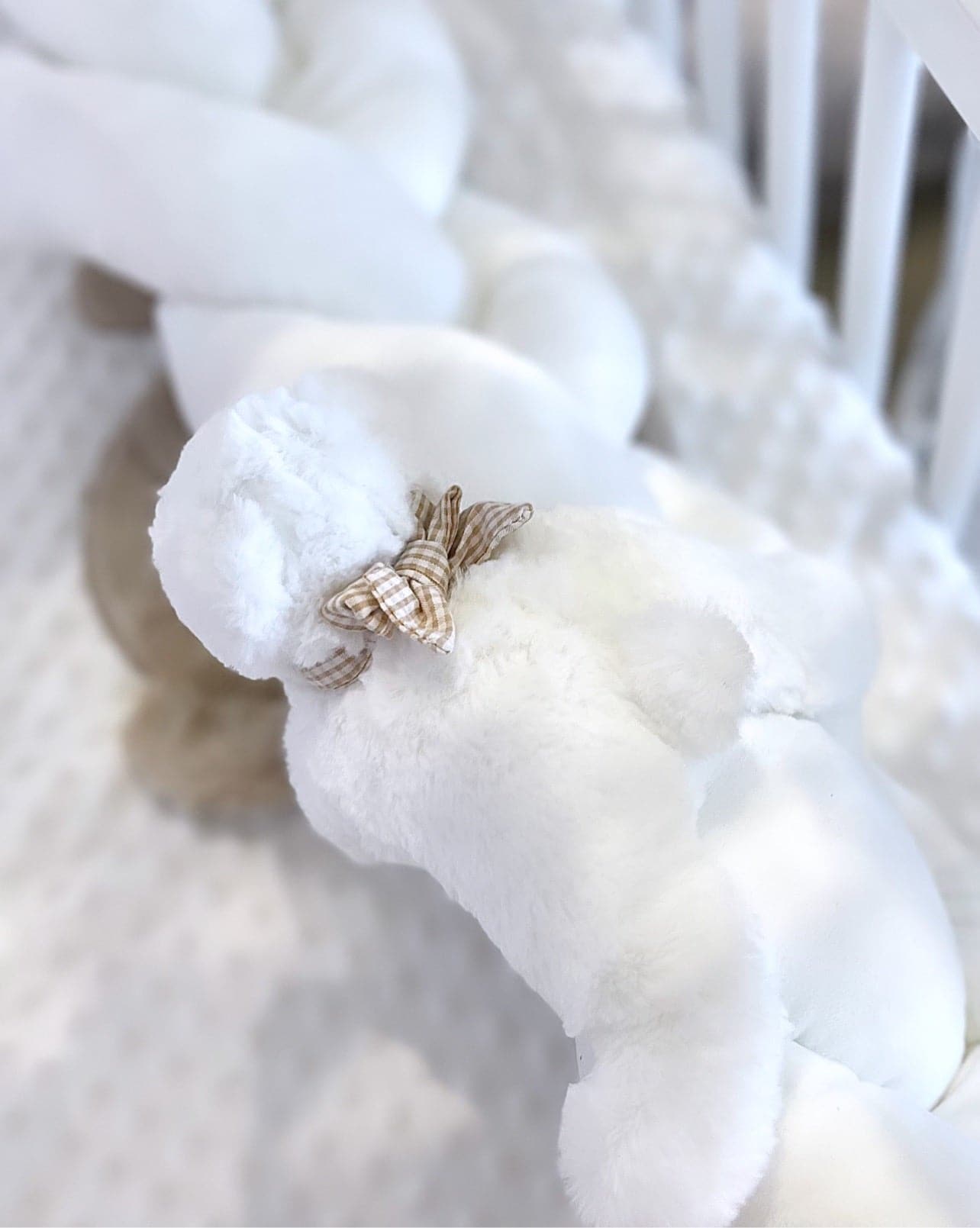 נחשוש למיטת תינוק ומעבר - POPO לבן & בז'