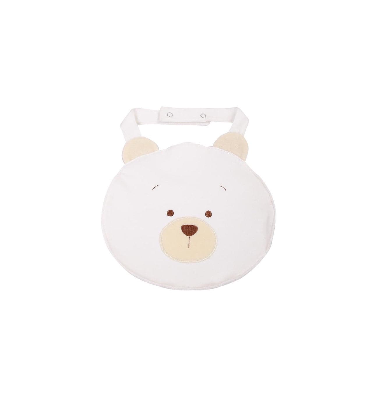 BIB BEAR ROUND - BEIGE