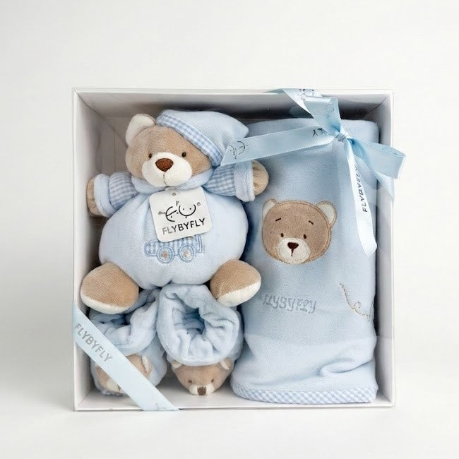 מארז מתנה לתינוק - כחול