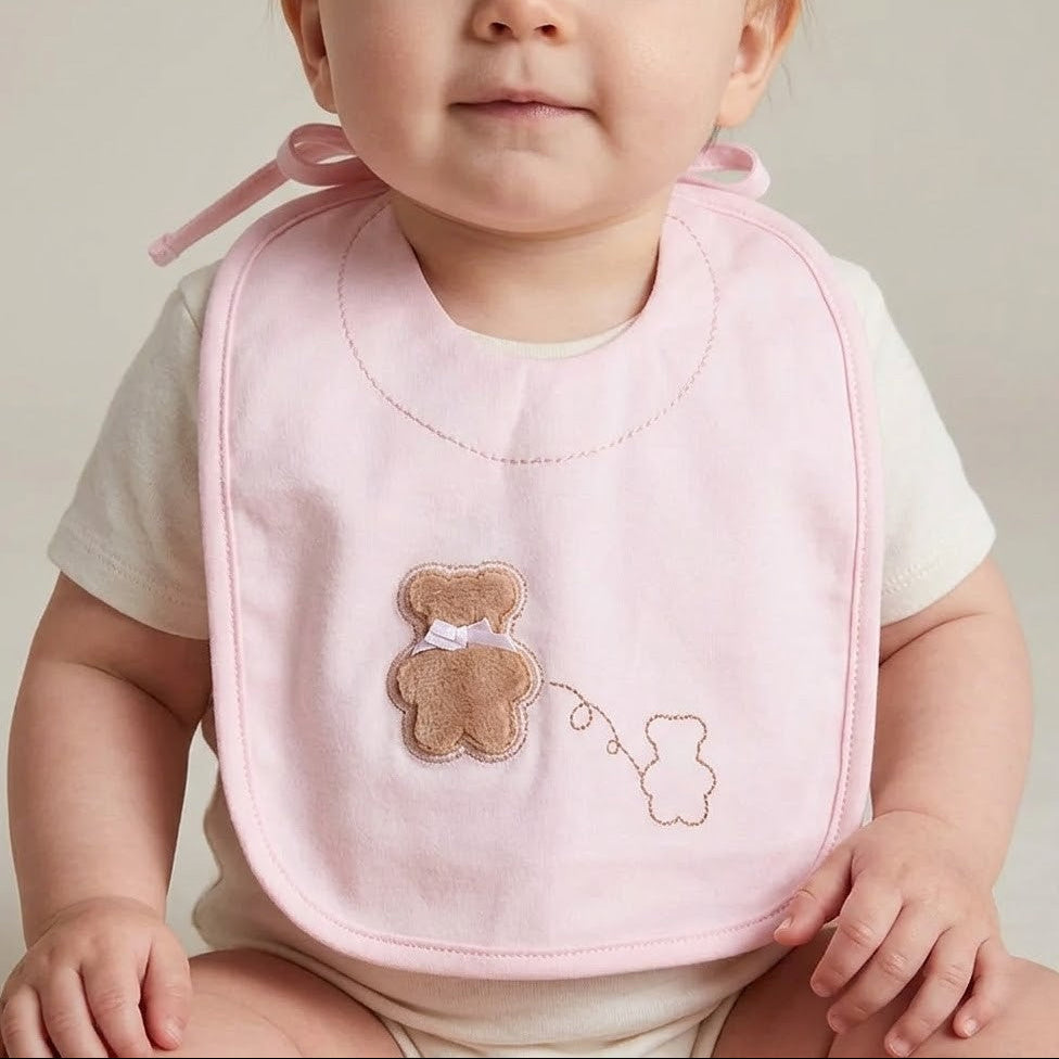 مريلة دب كلاسيكية - وردي