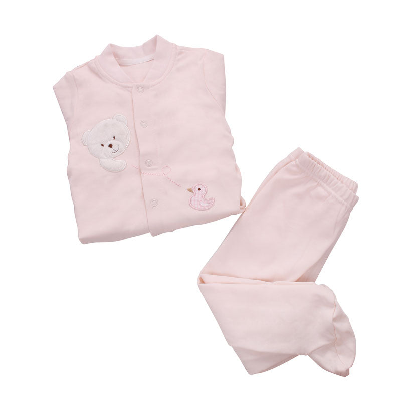 חליפה לתינוק - ורוד