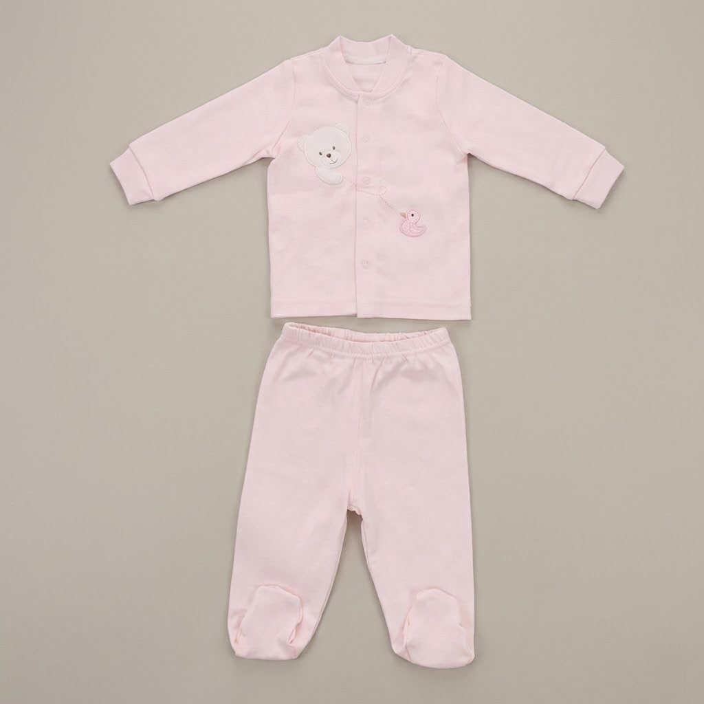 חליפה לתינוק - ורוד
