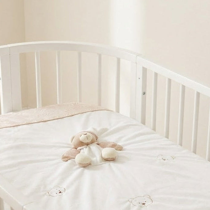 שמיכת פוך לעריסה - בז'