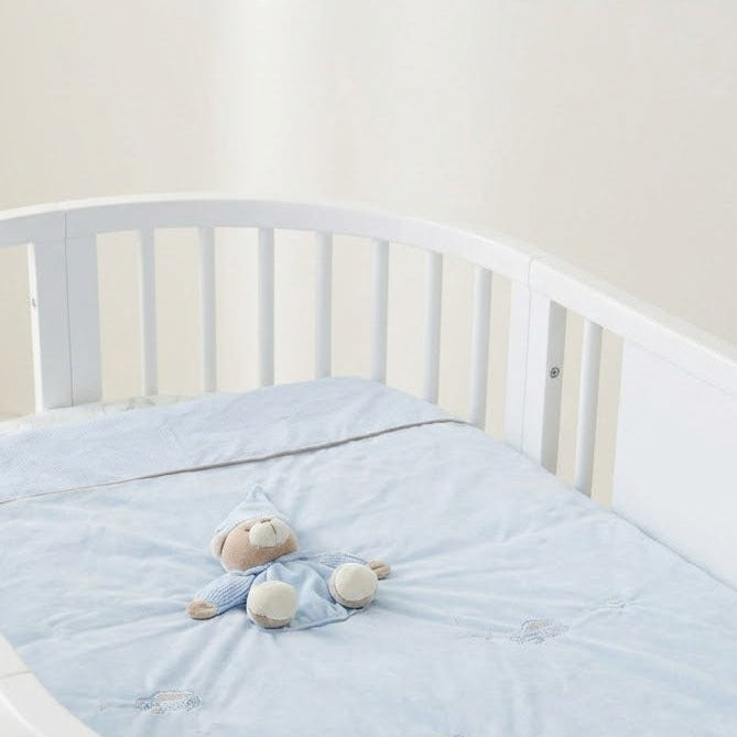 שמיכת פוך לעריסה - כחול