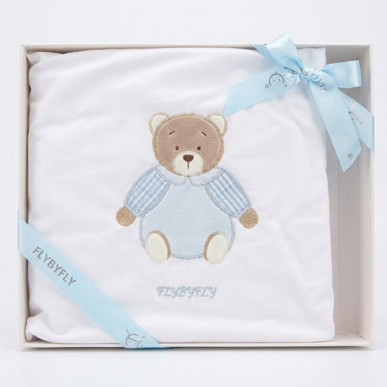 סדין גומי למיטת תינוק\עריסה - כחול