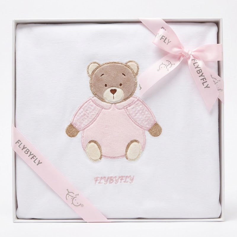 סדין גומי למיטת תינוק\עריסה - ורוד