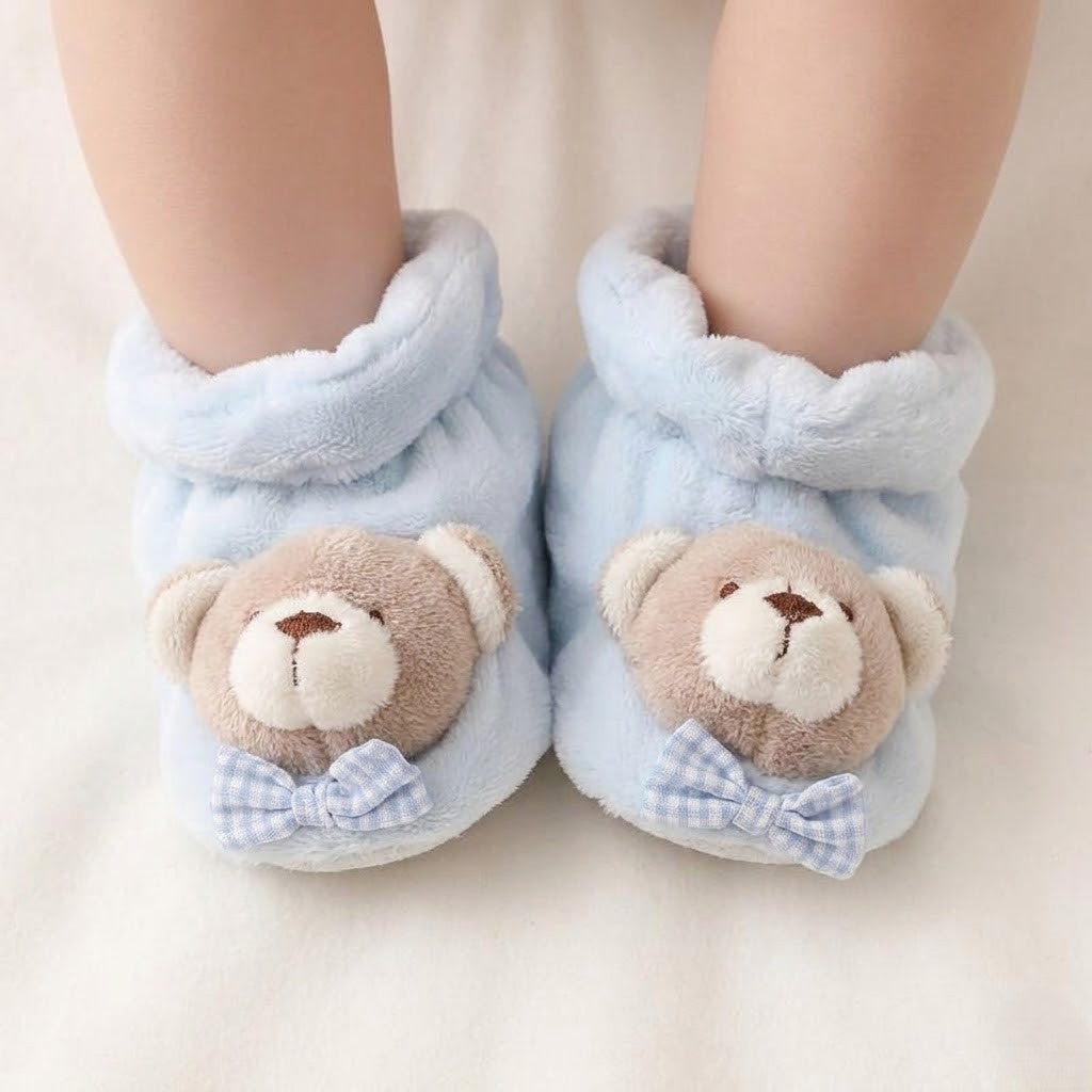 BEAR HEAD SHOES - BLUE