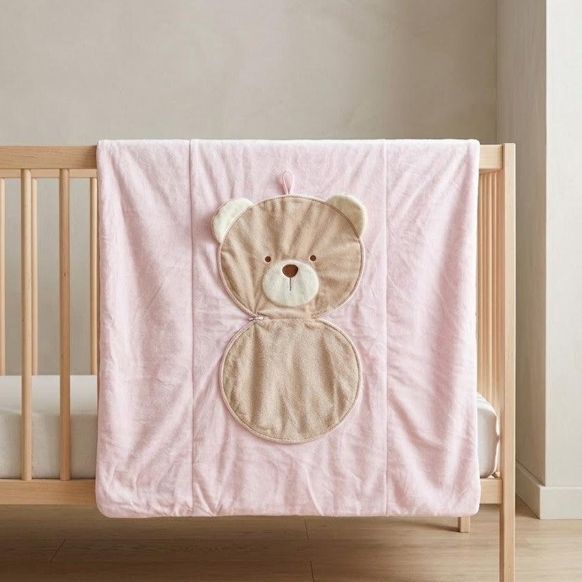 SPECIAL SROLLER BLANKET- PINK