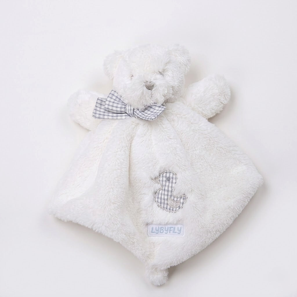 שמיכי/דודו - אפור&לבן