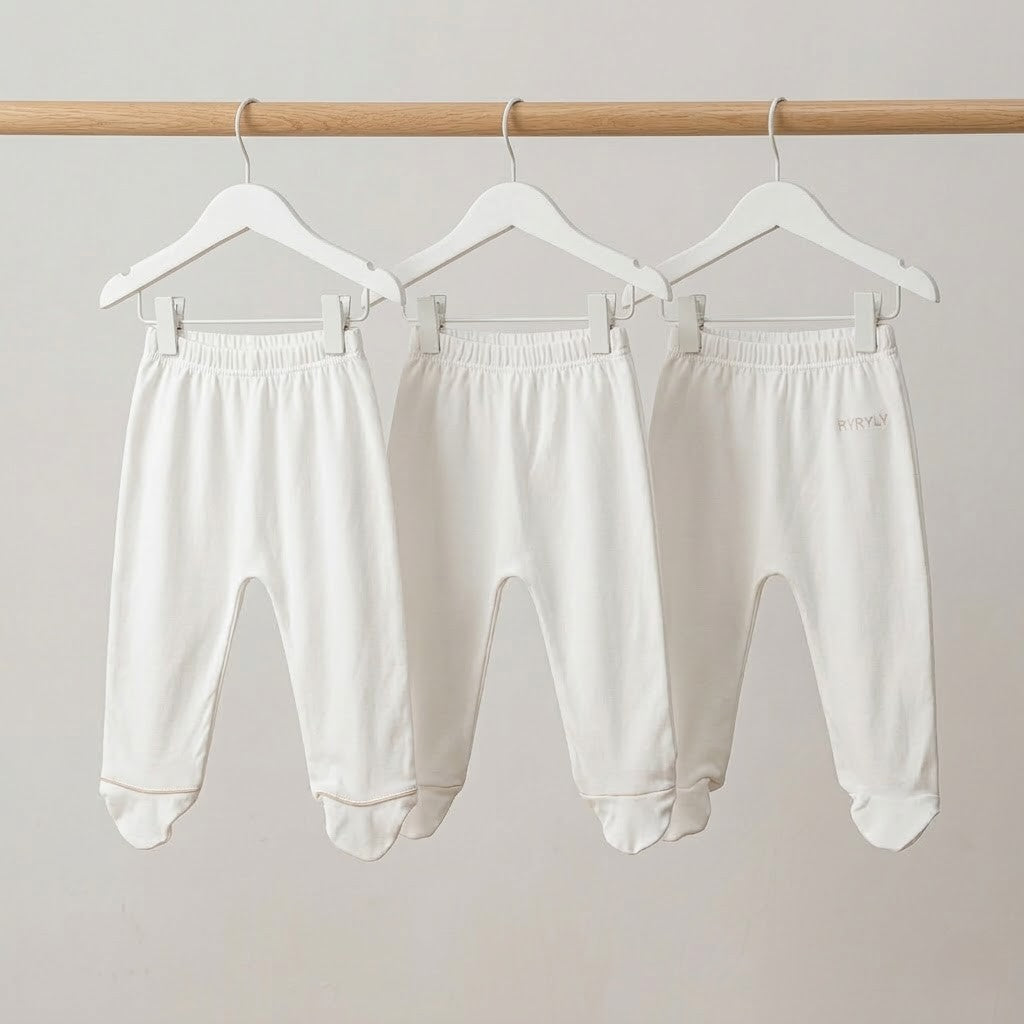 מארז 3 מכנסיים עם רגלית