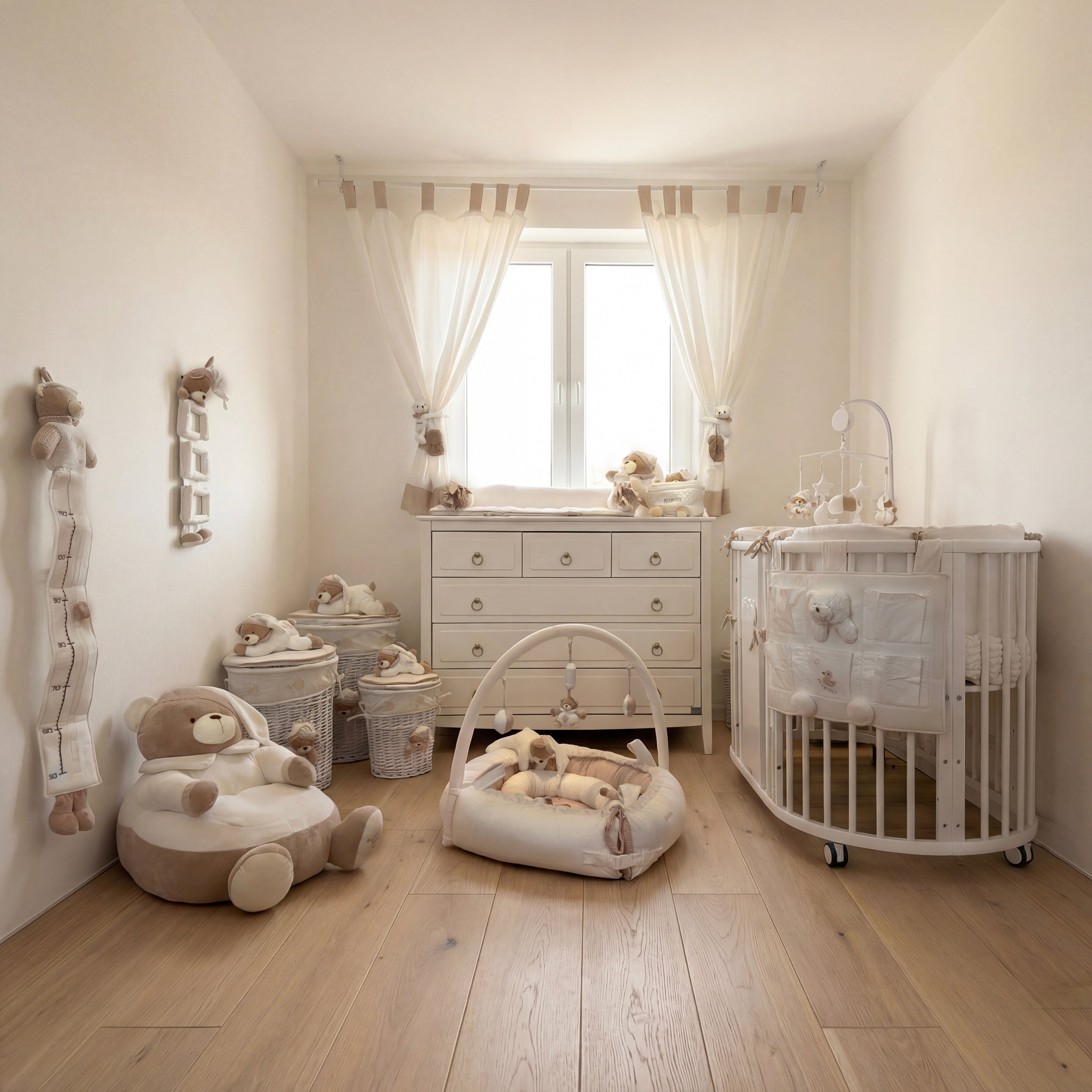 חדר תינוק קומפלט מעוצב - קולקציית Beige