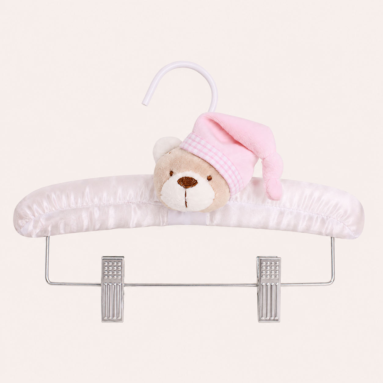 Hanger + paper clips - pink