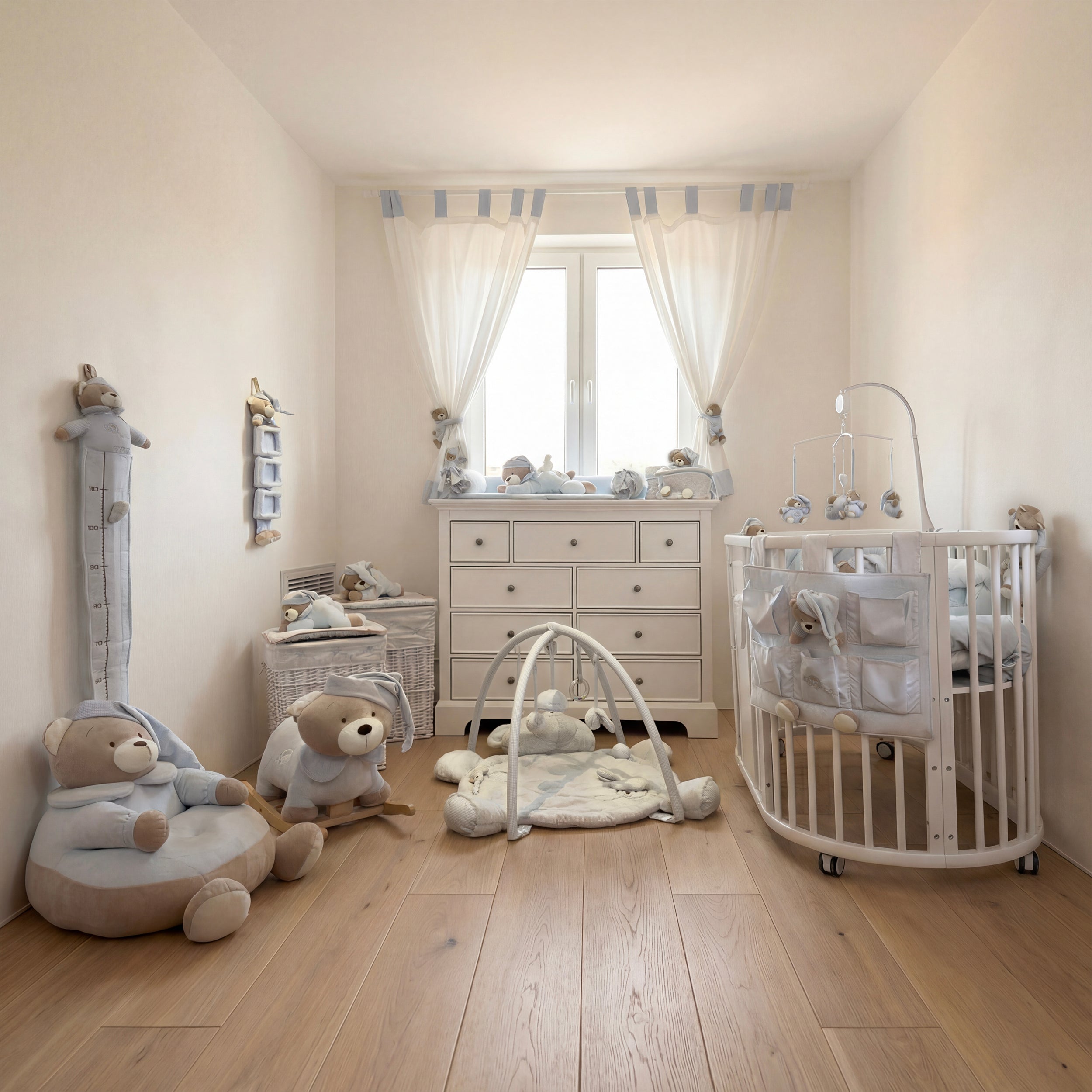 חדר תינוק קומפלט מעוצב - קולקציית Blue