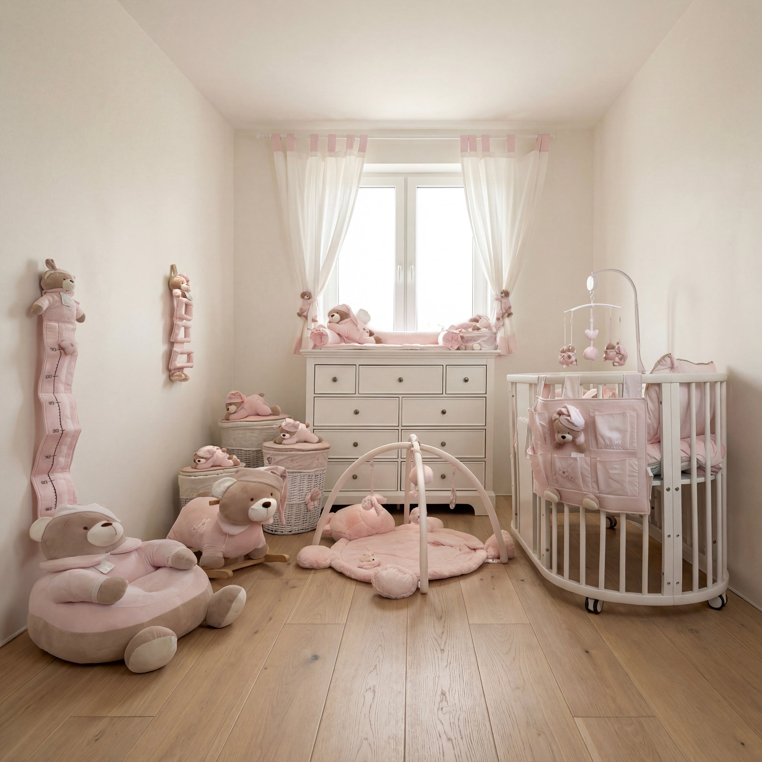 חדר תינוק קומפלט מעוצב - קולקציית Pink