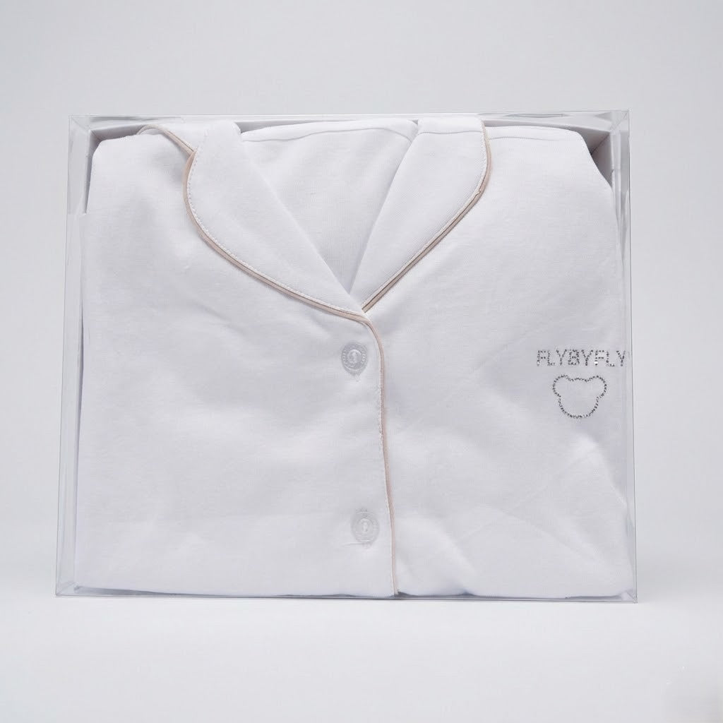 מארז ליולדת- סט פיג'מות זוגי לאם ולתינוק FLYBYFLY