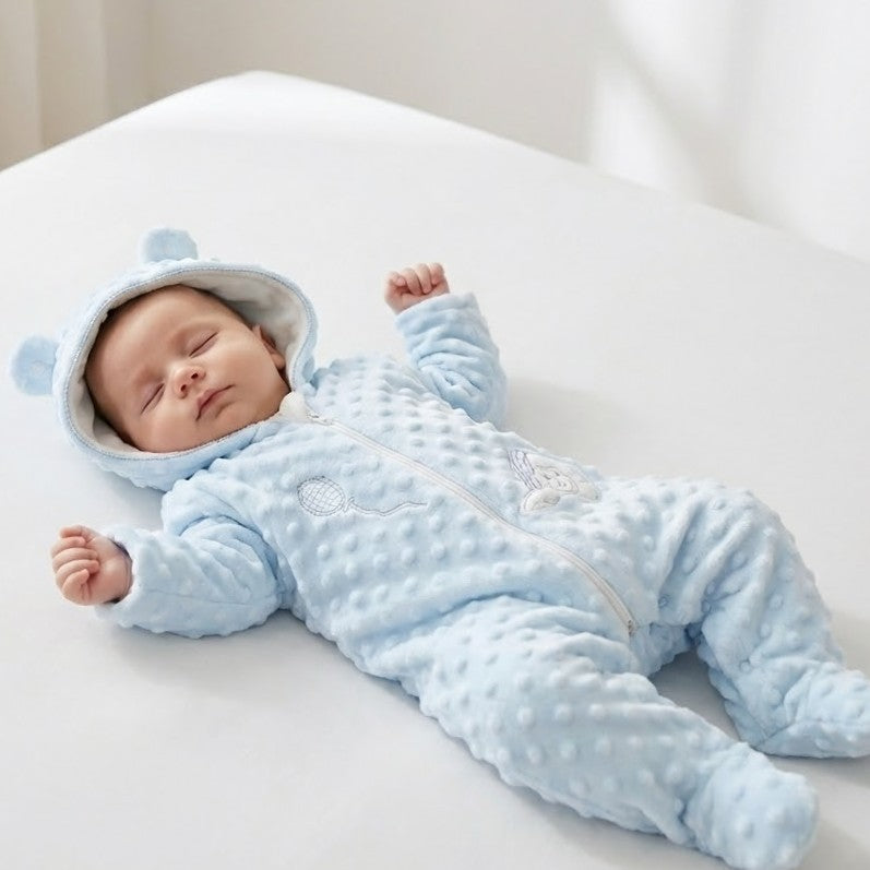 אוברול בועות - כחול