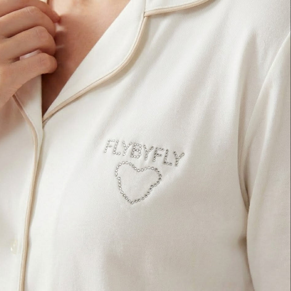 מארז ליולדת- סט פיג'מות זוגי לאם ולתינוק FLYBYFLY