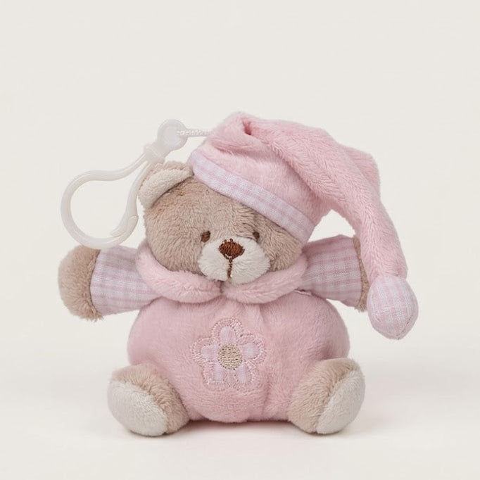 מחזיק מפתחות דובי - ורוד