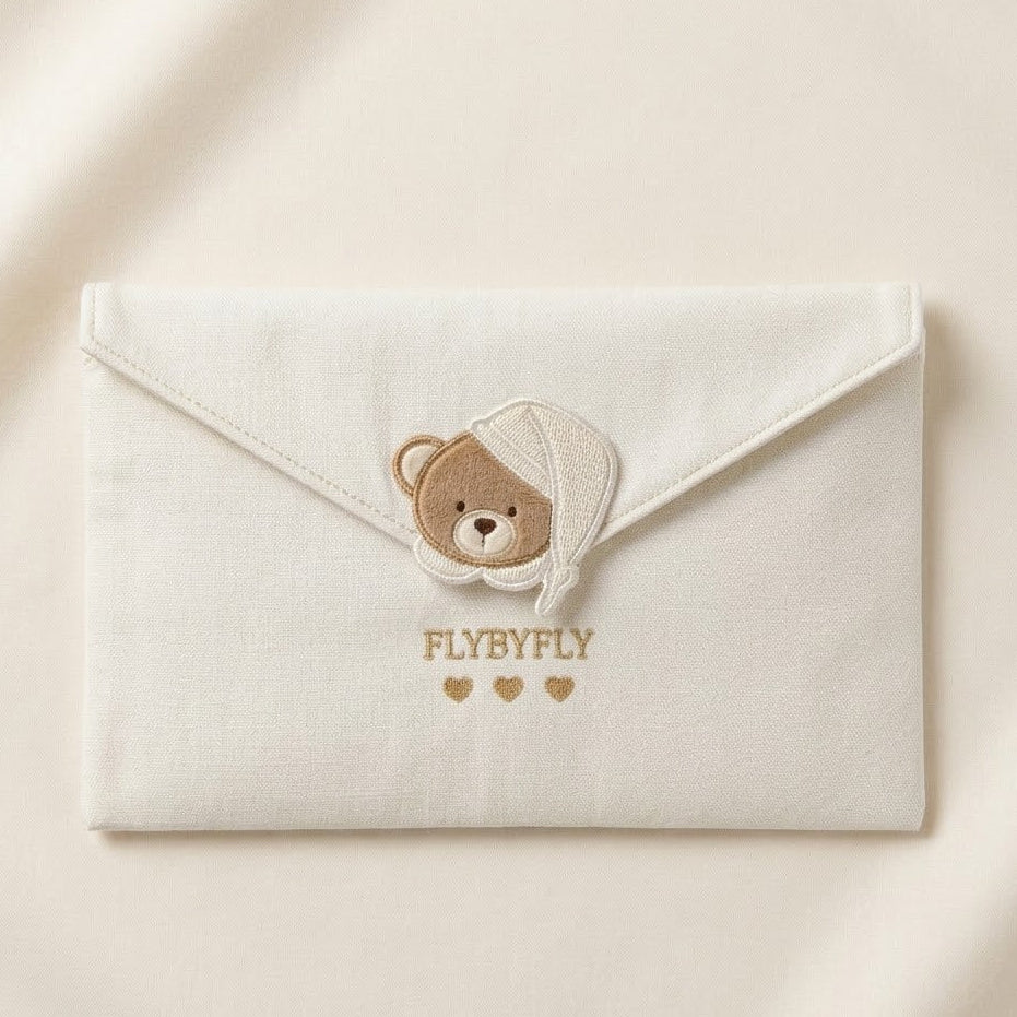 ⁨נרתיק מגנט למסמכים - בז׳ ⁩⁩