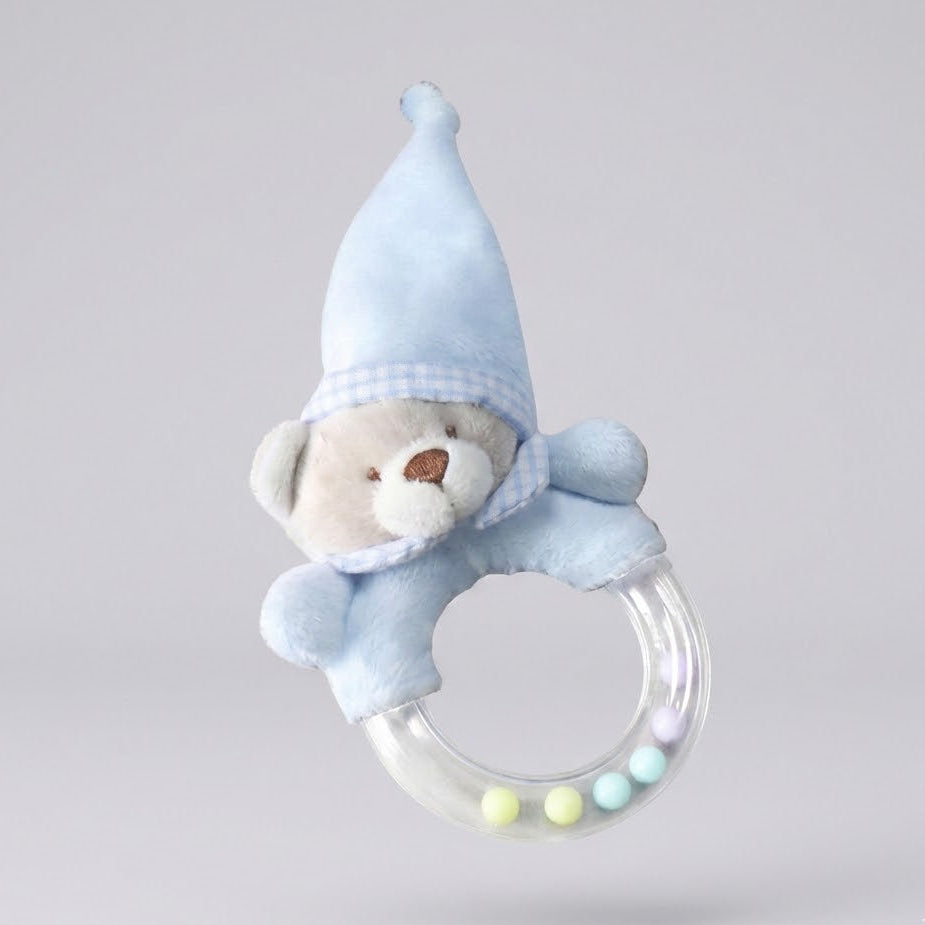 רעשן חרוזים - כחול