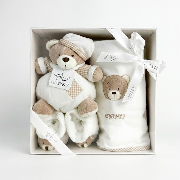 מארז מתנה לתינוק - בז'