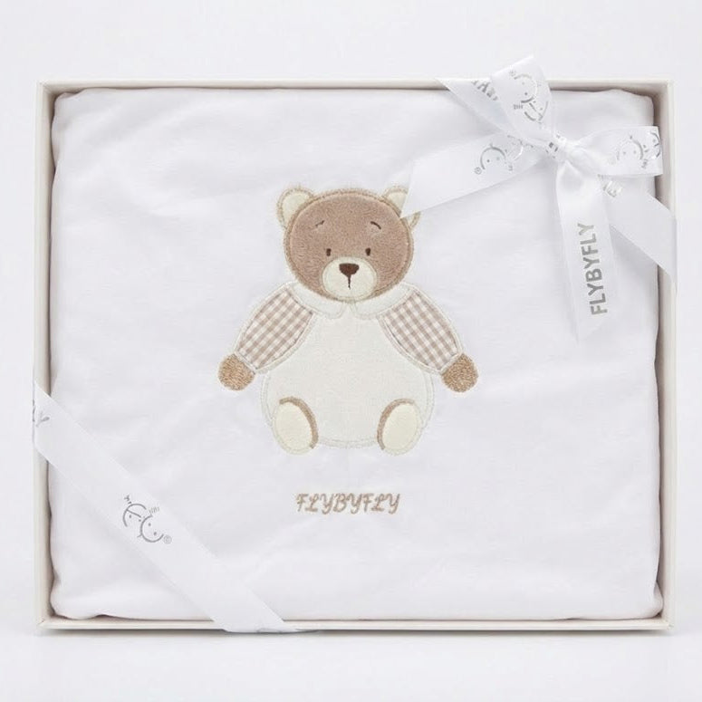 סדין גומי למיטת תינוק\עריסה - בז'