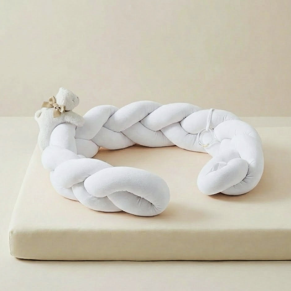 נחשוש למיטת תינוק ומעבר  - POPO לבן & בז'