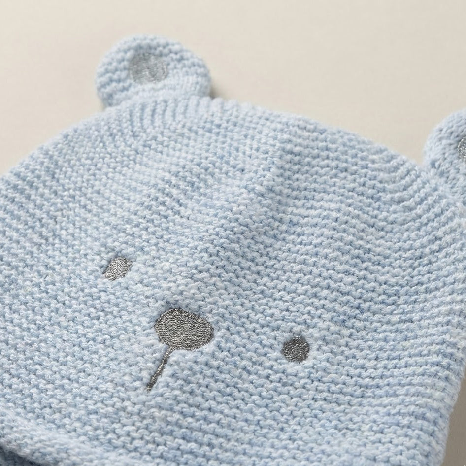 כובע דובי - כחול